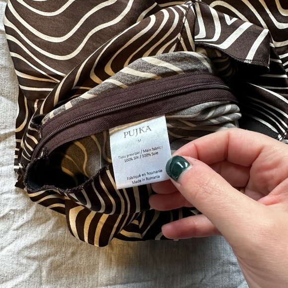 Pujka Paris Trousseau 100% Silk Pant - Picture 7 of 8